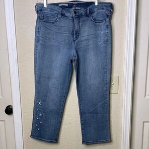 NYDJ, Marilyn ankle, size 16, Lift X Tuck with stars